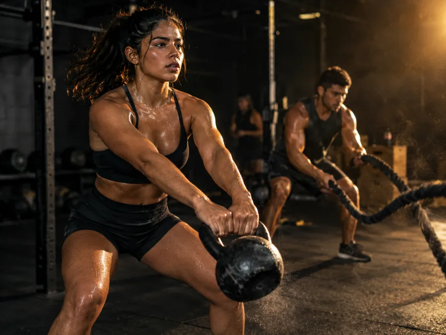 Clase de Functional Training en El Olympo Pereira